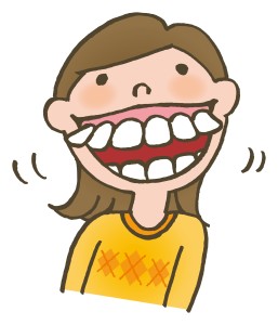 出っ歯　歯が出ている　口ゴボ